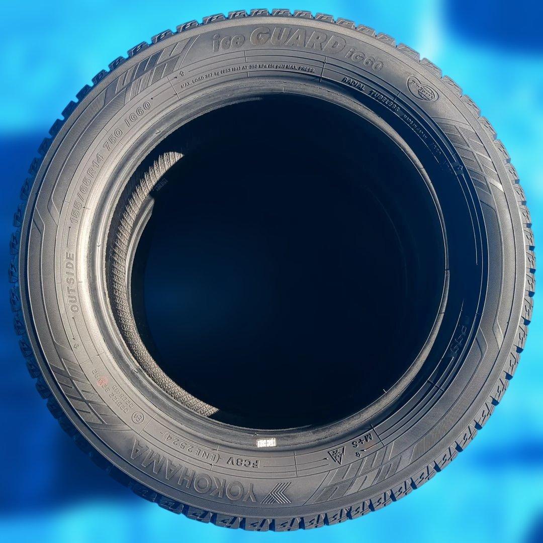 155/65R14 ヨコハマiG60 バリ溝 4本 送料込み