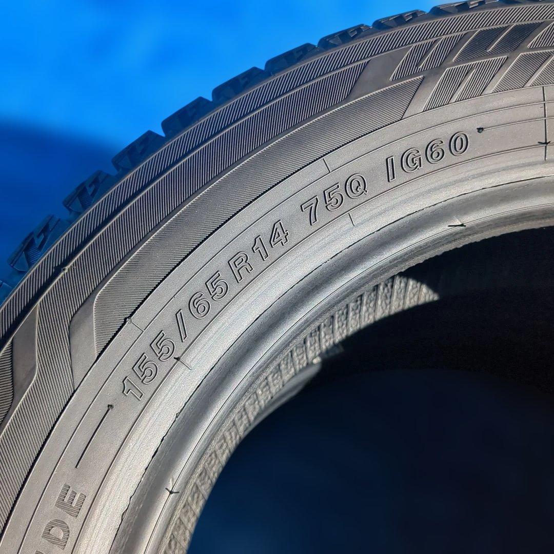 155/65R14 ヨコハマiG60 バリ溝 4本 送料込み