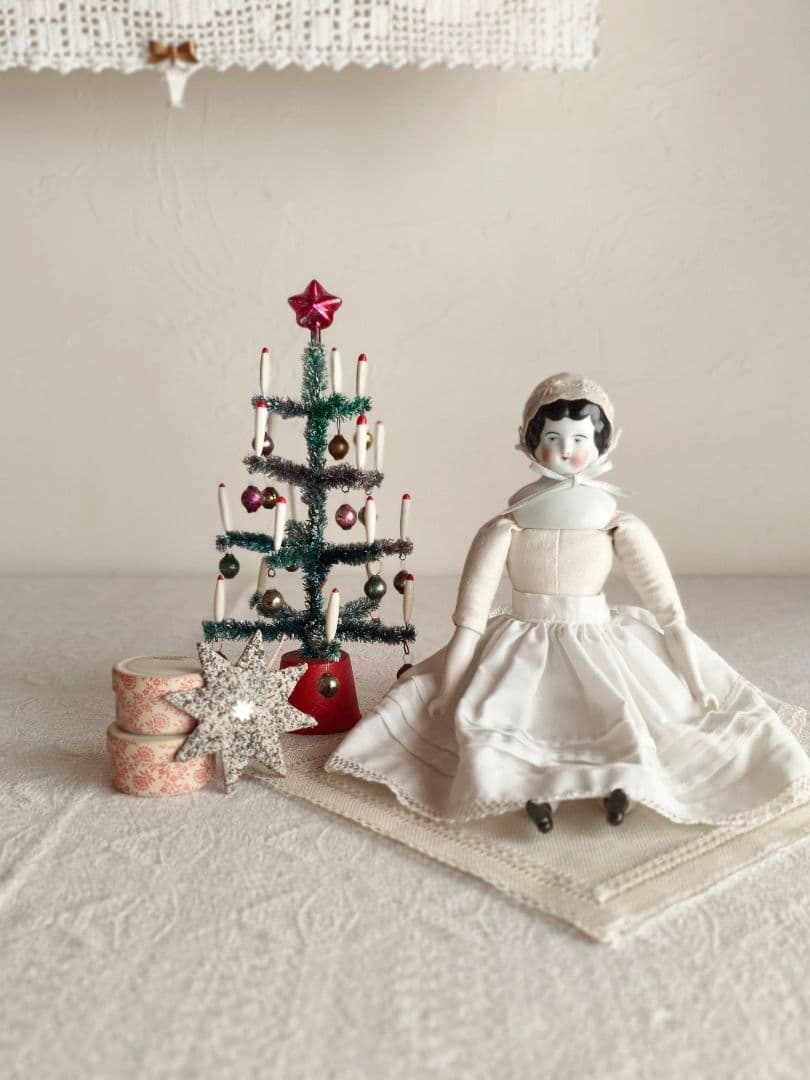 * vintage tree ✵* 星のツリートップのついた クリスマスツリー