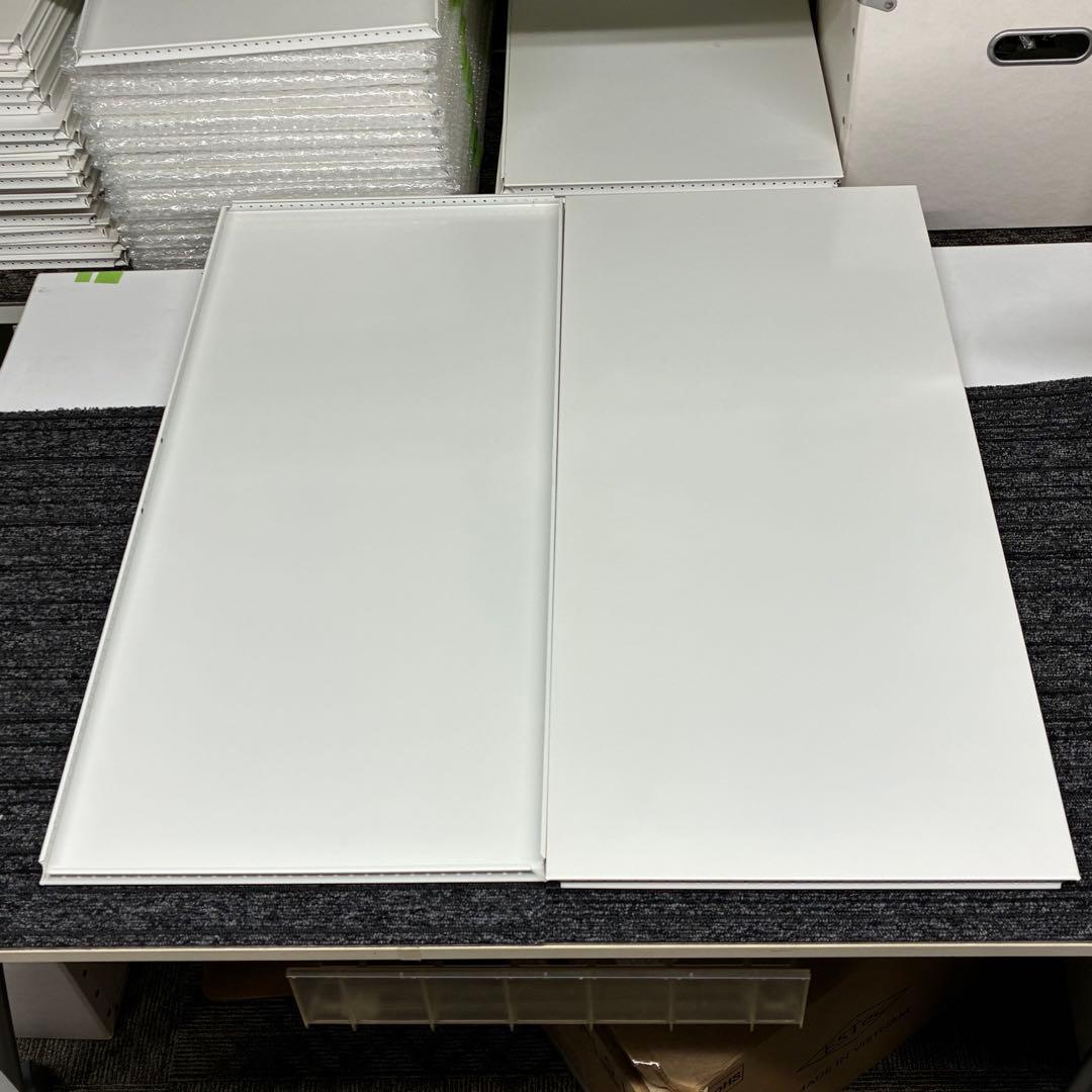 【極美品】USMHallerパネル 33.5×73.5cmピュアホワイト2枚組