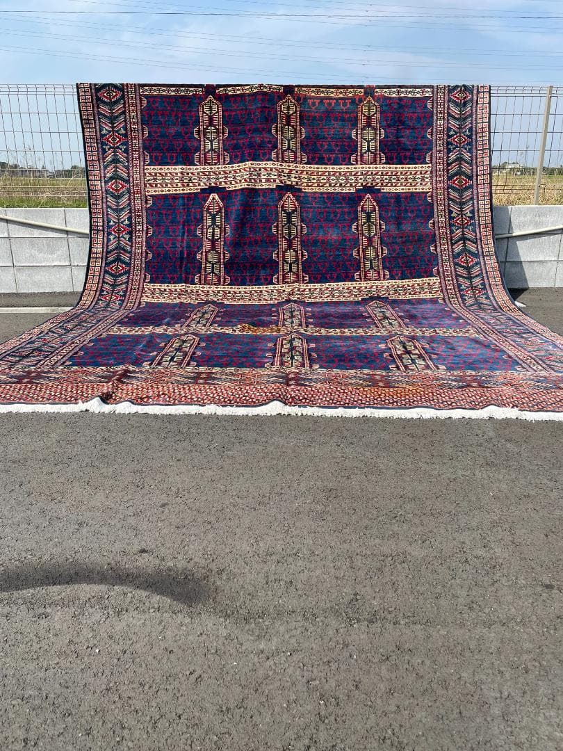 トルクメン カーペット ヴィンテージ 高品質 のハシュロ パルダ