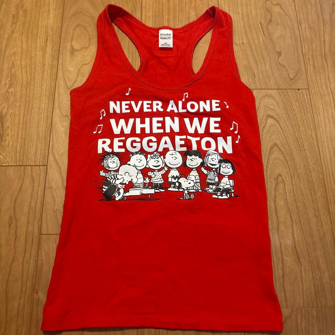 ZUMBA PEANUTS 赤 タンクトップ XS