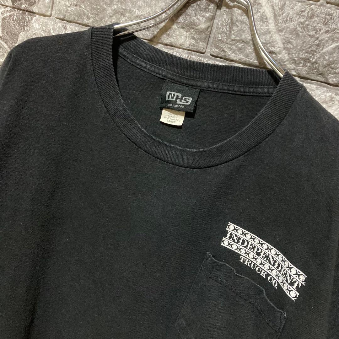 INDEPENDENT Tシャツ L インディペンデント BLACK ④⑥