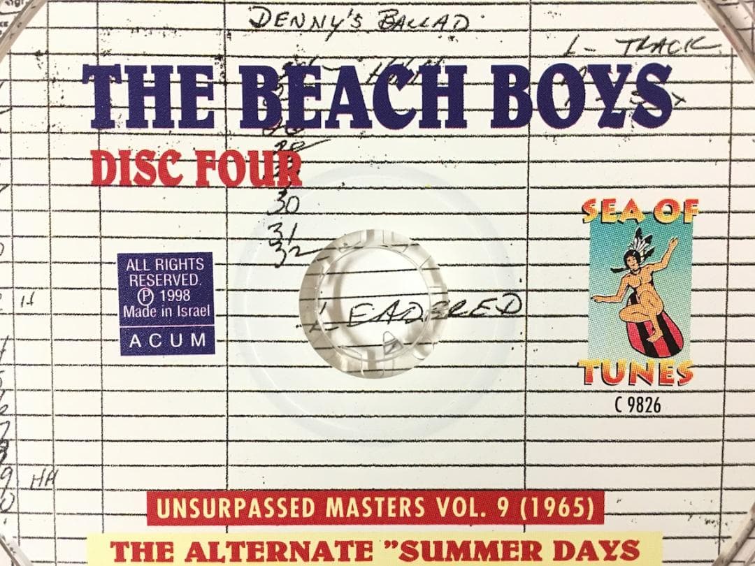 洋楽 THE BEACH BOYS UNSURPASSED MASTERS VOL.9