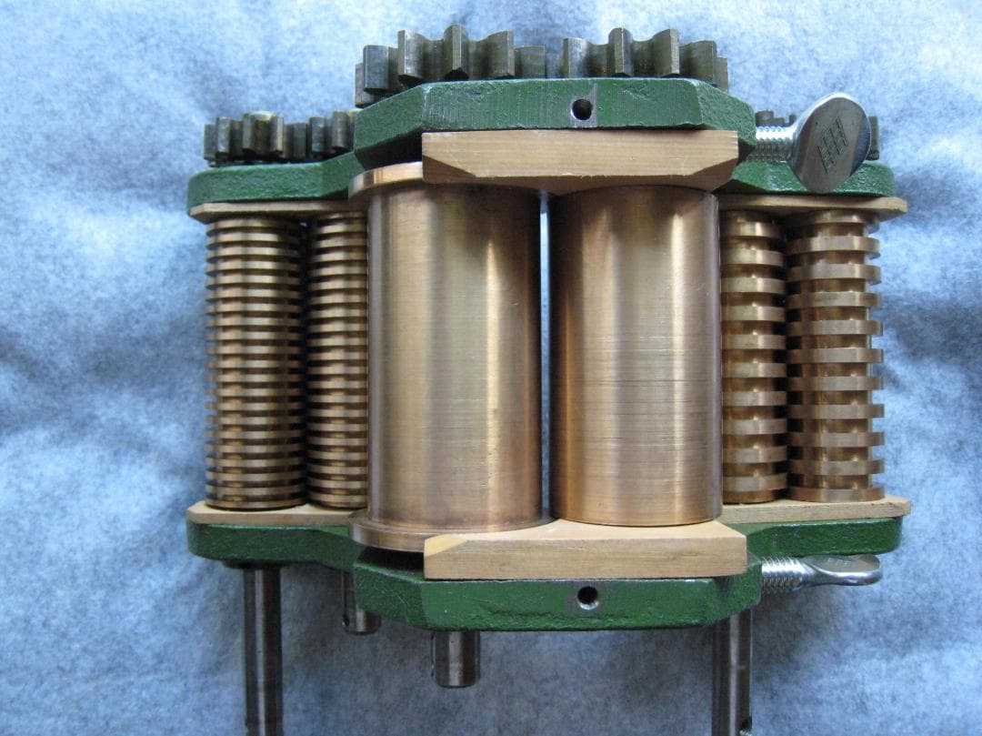 小野式製麺機 両刃 整備済 美品 2.2㎜ 4.2㎜ 希少 小野機械製造所