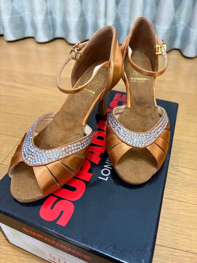 【良品】SUPADANCE ラテン 社交ダンス レディース シューズ