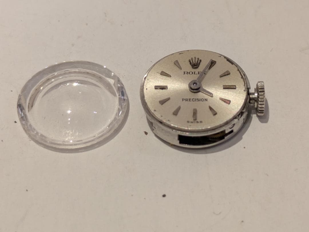 M*c様 ROLEX プレシジョン 手巻き腕時計 レディース ムーブメント 動作