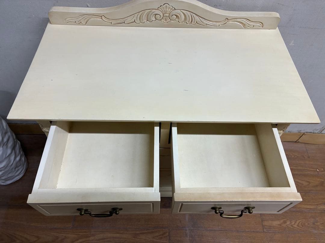 管439☆フレンチスタイル☆アンティーク調☆姫系☆3段チェスト