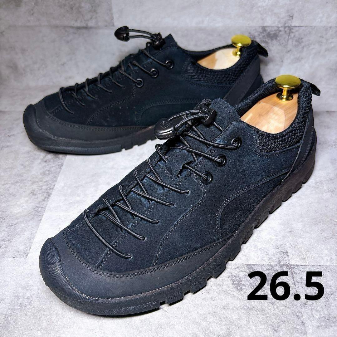 美品 キーン ジャスパー ロックスSP 26.5 オールブラック スニーカー