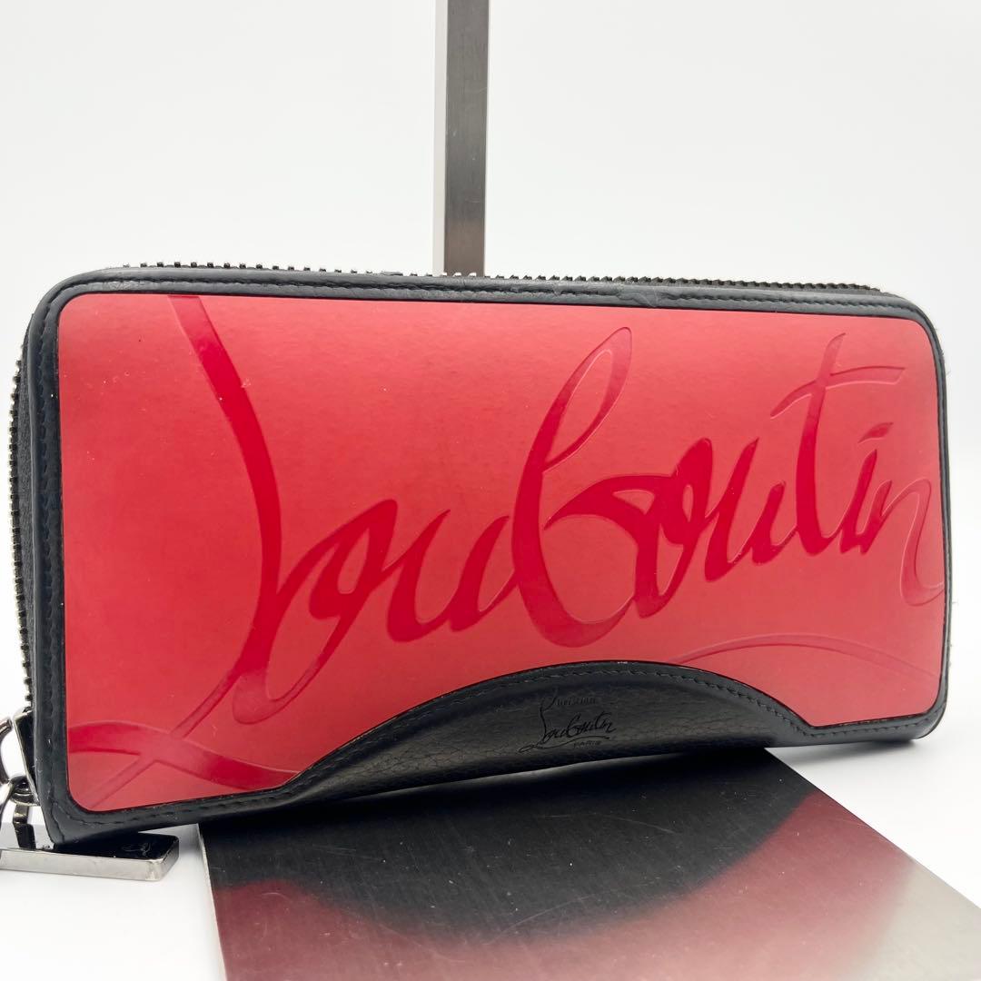 クリスチャン ルブタン 長財布 パネトーネ ラバーソール デカロゴ レザー