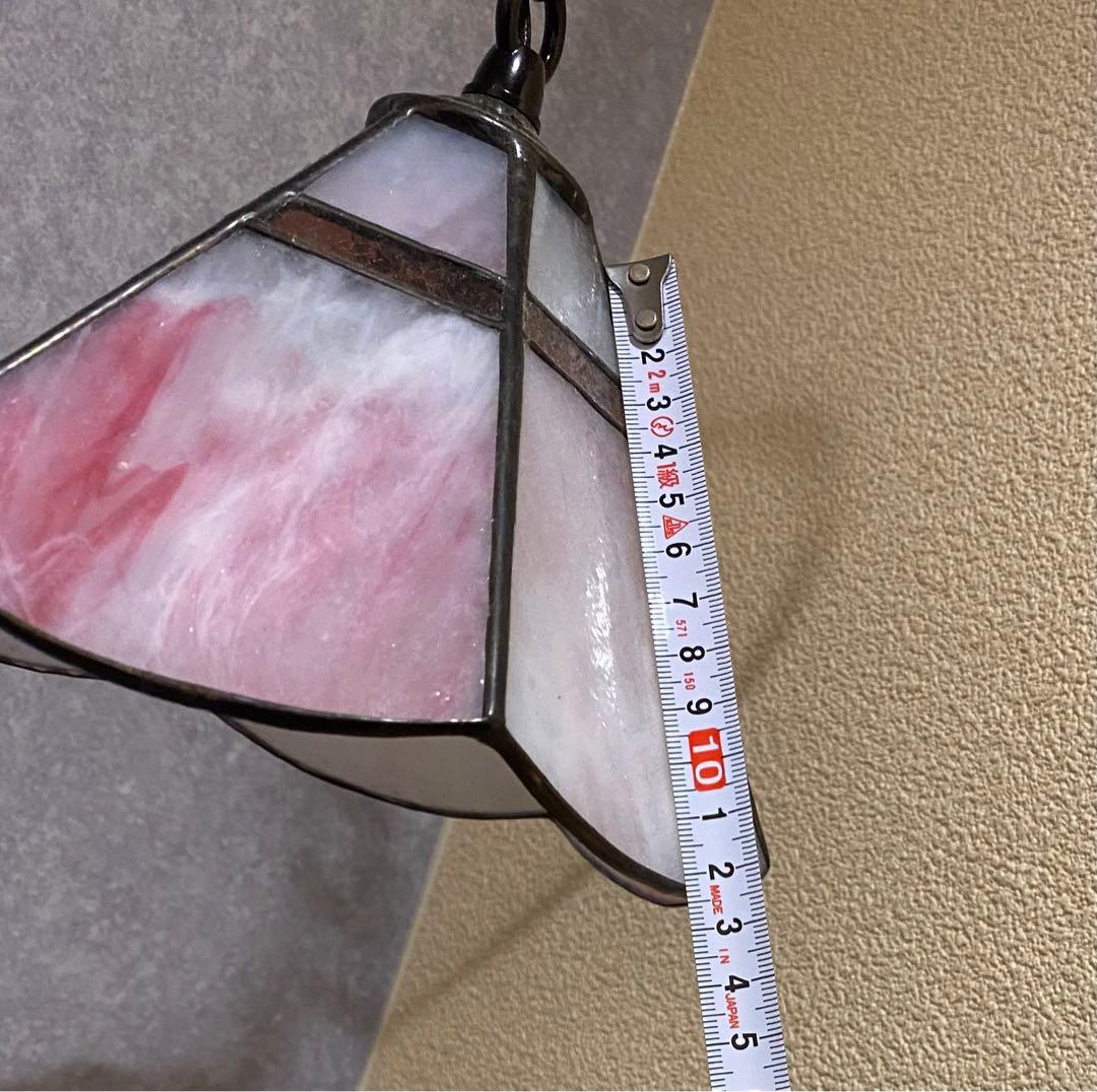 ステンドガラスペンダントライト 装飾工芸品規格（ミニステンドグラス付き）