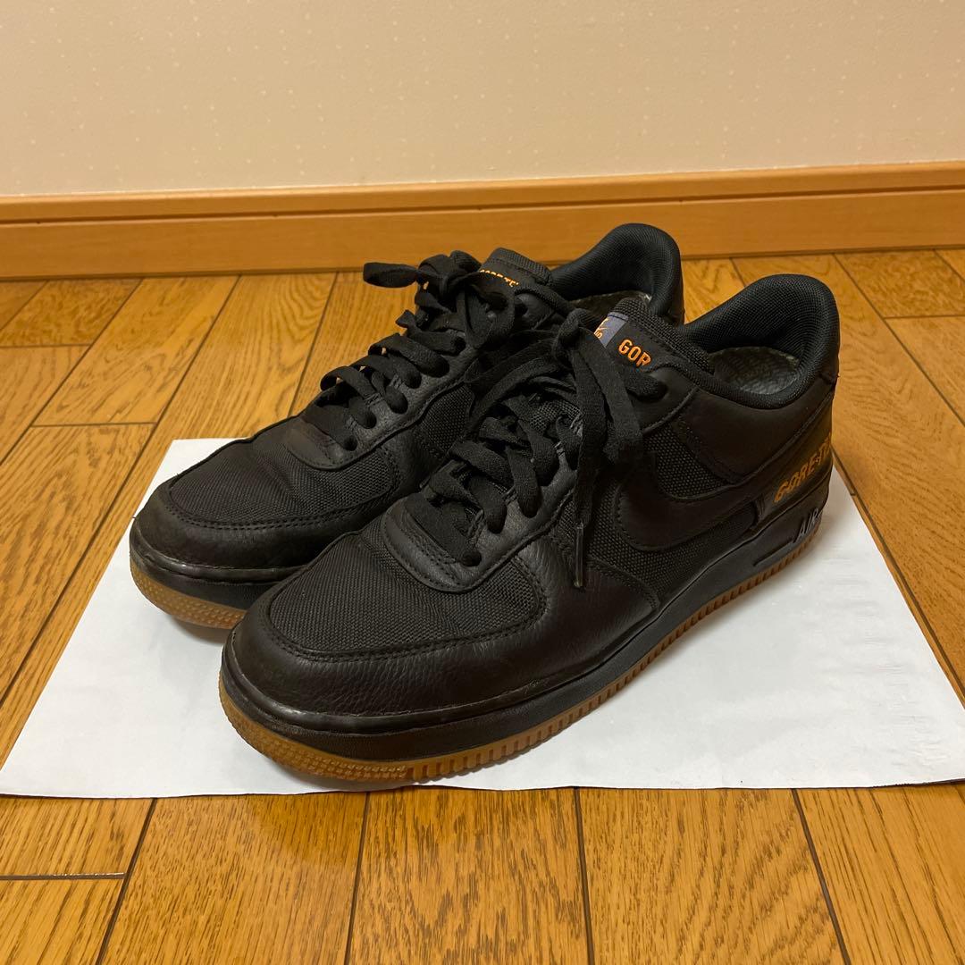 Nike AirForce 1 GORE-TEX ブラック×オレンジ27.5cm