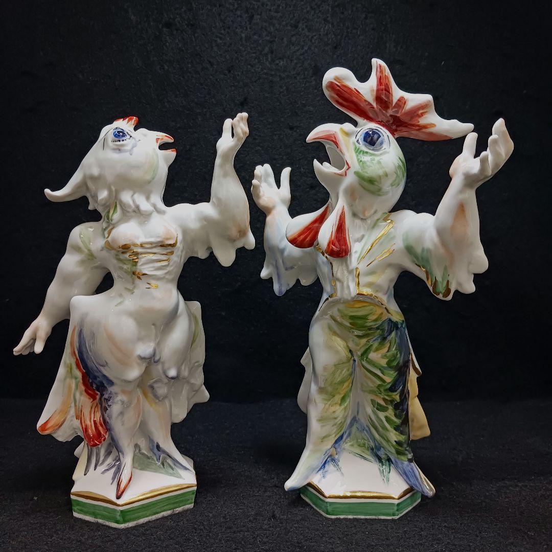 Y2830 マイセン ペーター・シュトラング作 音楽動物シリーズ 人形　ten