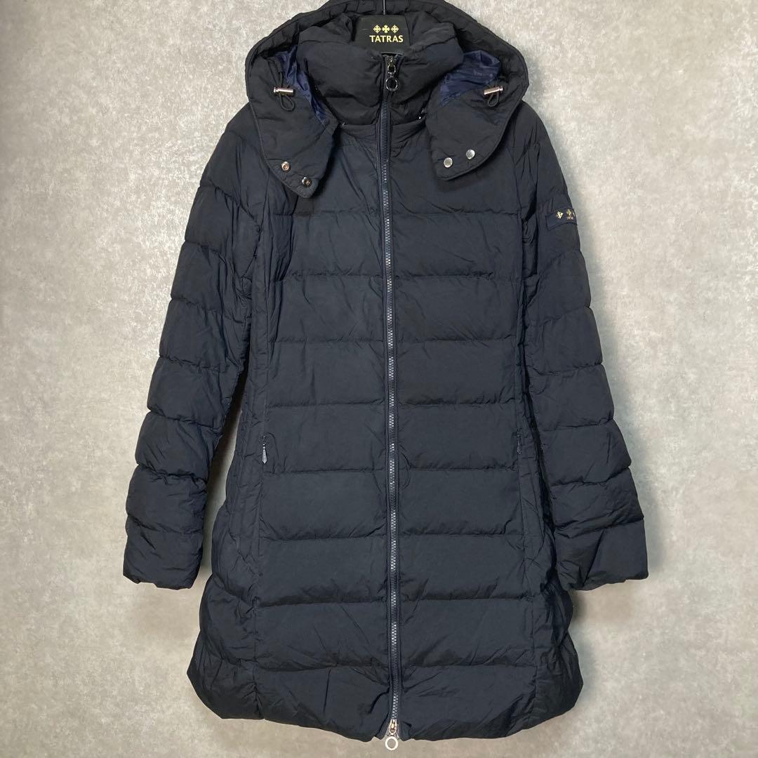 【美品】タトラス　TATRAS　ポリテアマ　現行タグ　ダウン　ネイビー　2