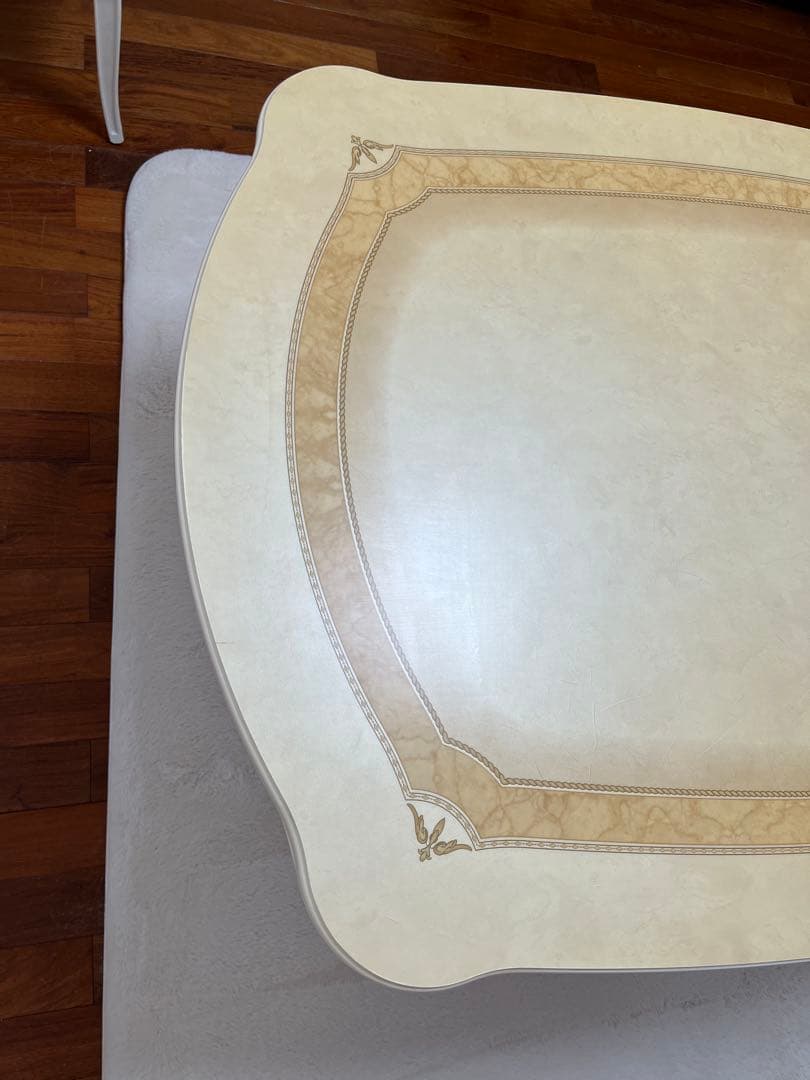 【値下げ】サルタレッリ アマルフィ ダイニングテーブル アイボリー165cm