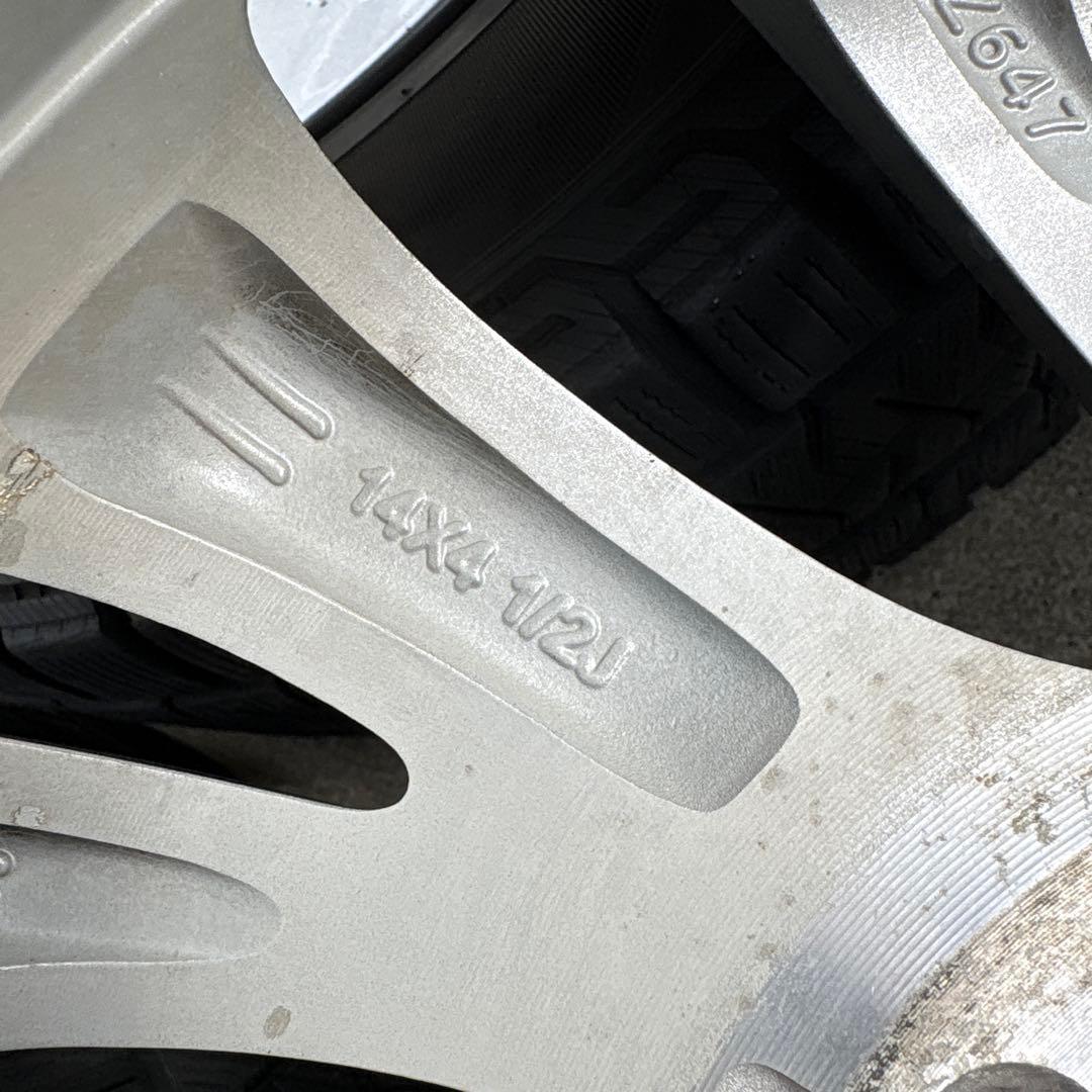 ゆか様　スズキ純正ホイール　スタッドレス　4本SET(2本)