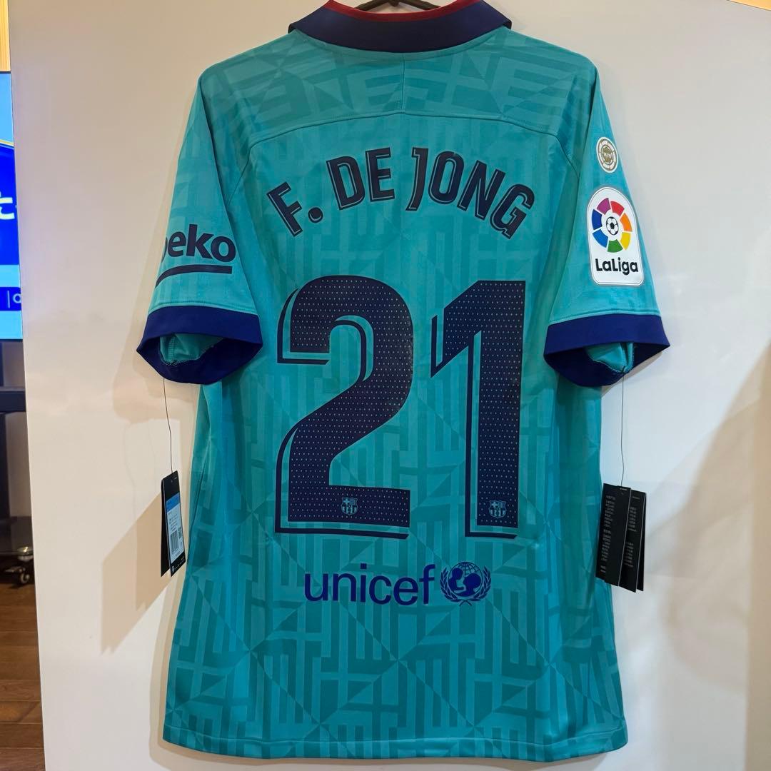 バルセロナ 19/20 アウェイユニフォーム #21 デ・ヨング M 新品未使用