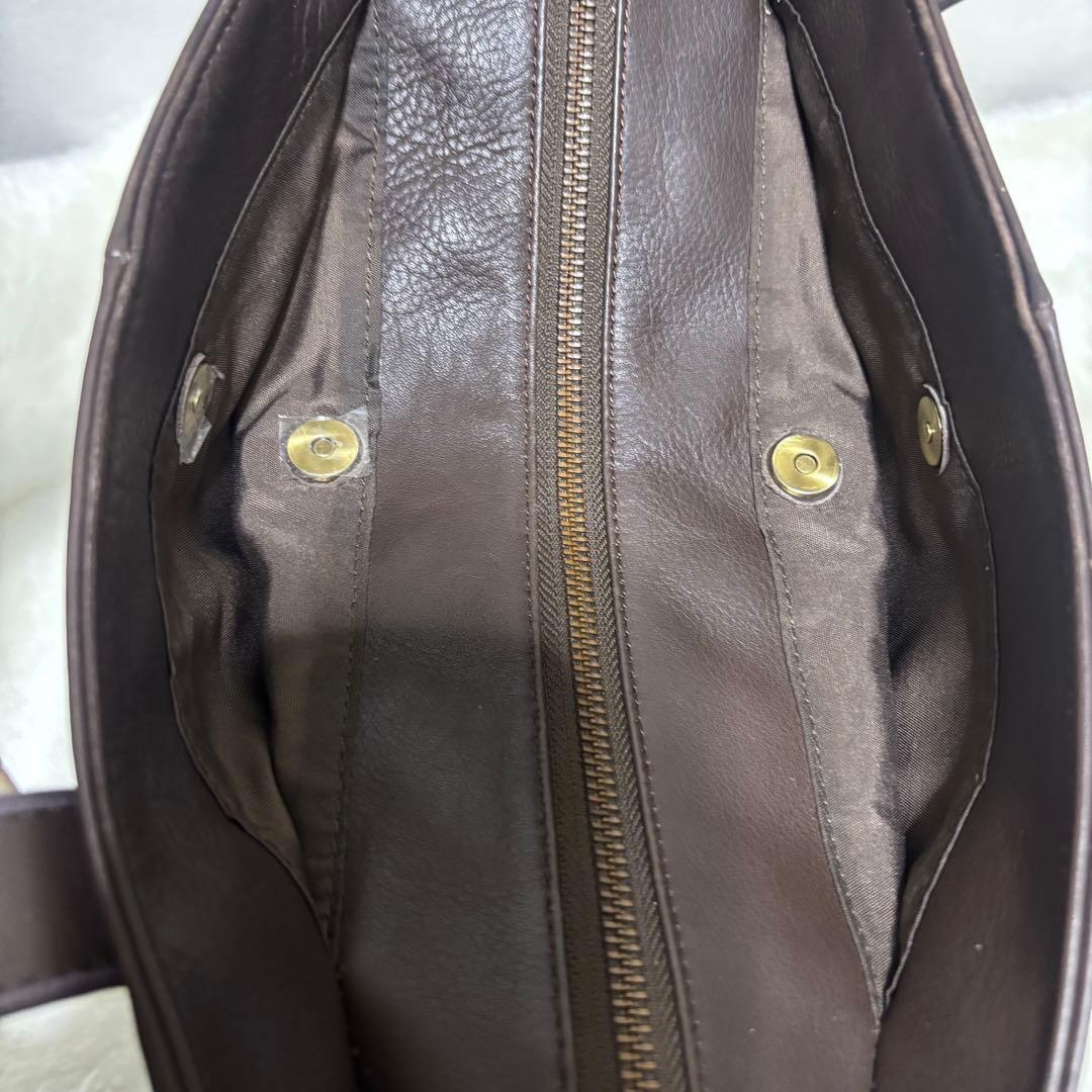 【希少】アルフレッドバニスター トートバッグ レザー ブラウン 肩掛け 大容量