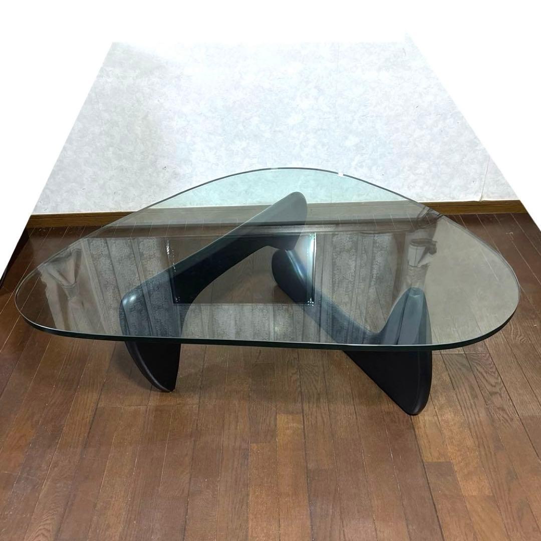 【美品】※直接お渡しのみ イサムノグチ コーヒーテーブル ガラステーブル