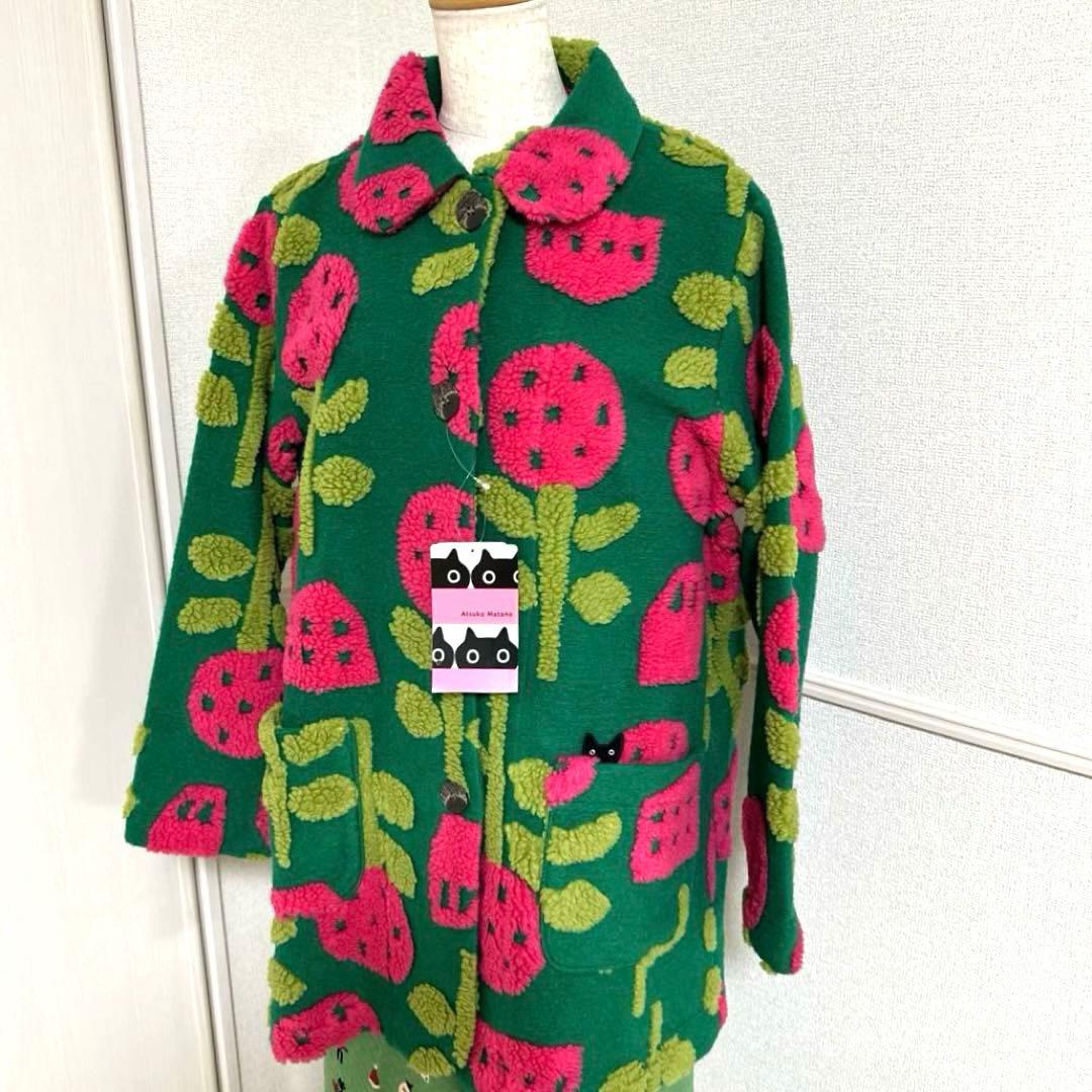 新品未使用タグ付　ワコールマタノアツコ　超極暖　柔らかモコモコガウン　ゆったりM