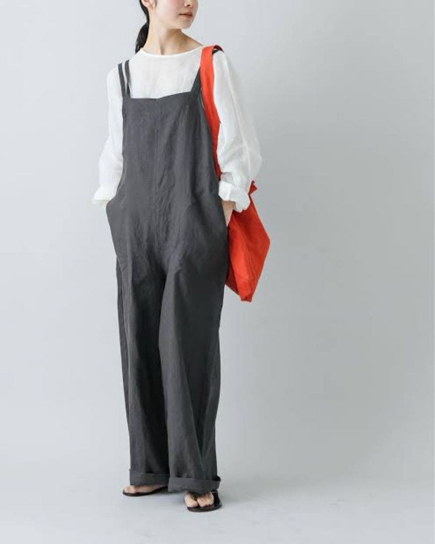 リネンサロペット