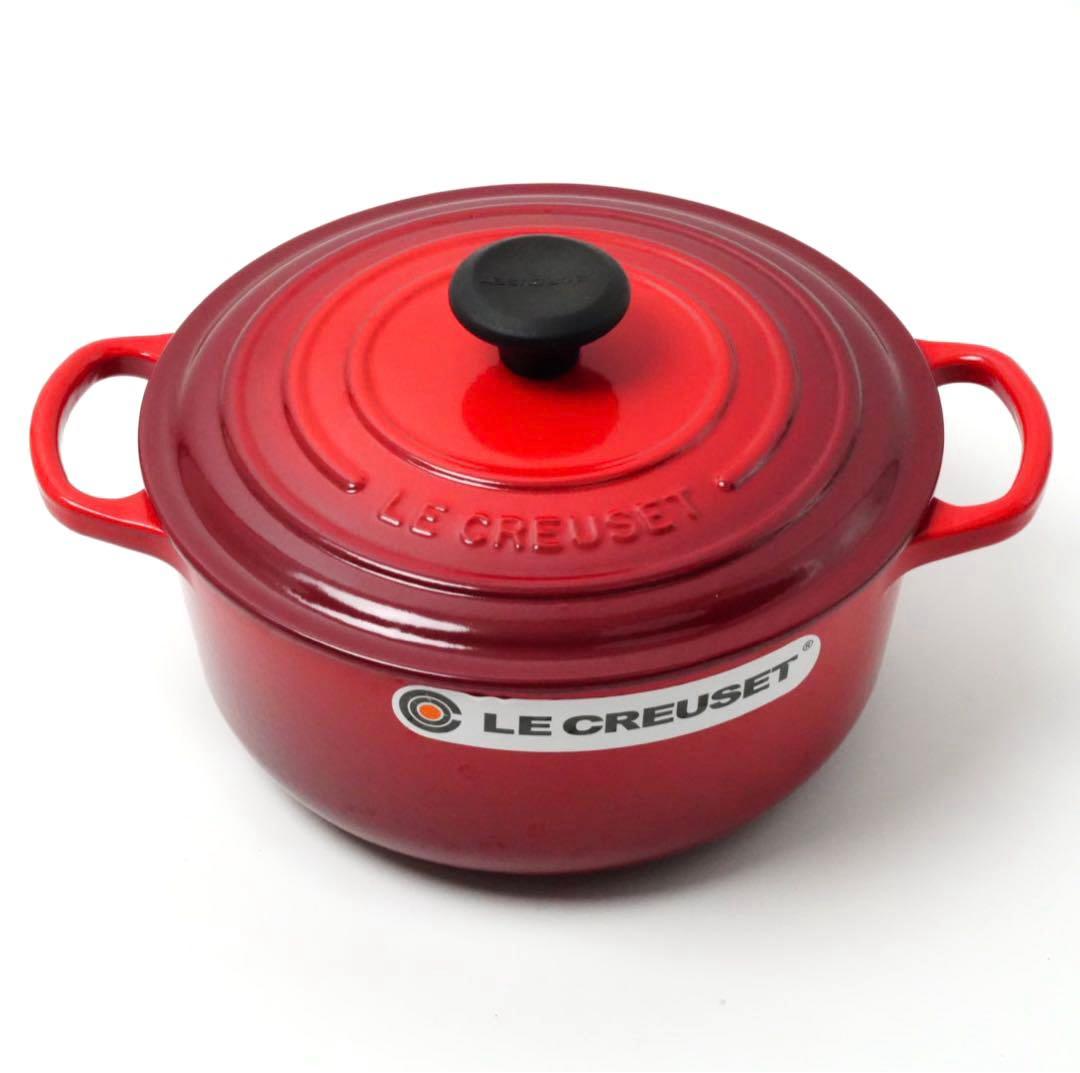 LE CREUSET　シグニチャー ココット ロンド チェリーレッド　20cm