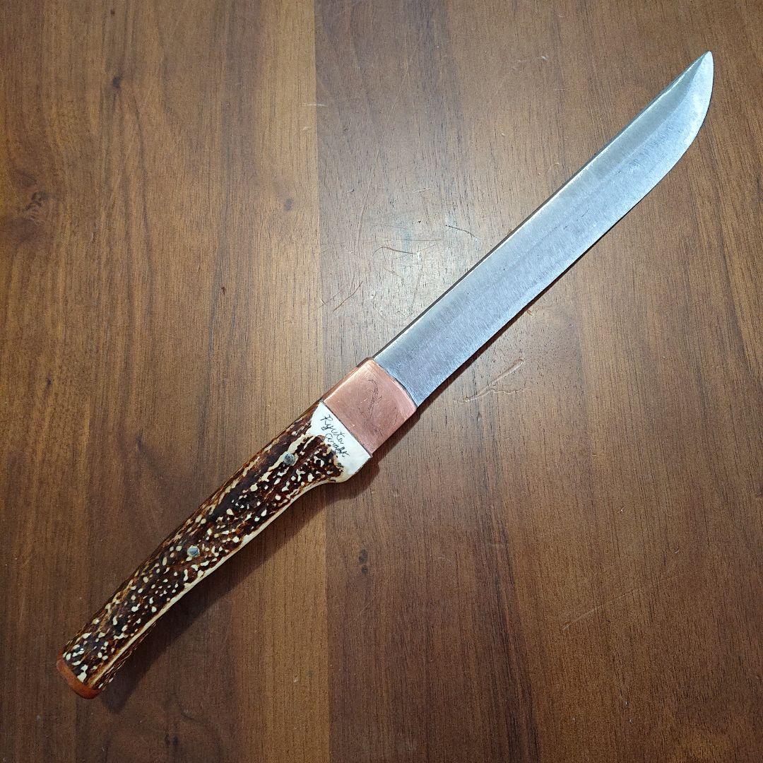 狩猟刀 ナイフ 天然鹿の角