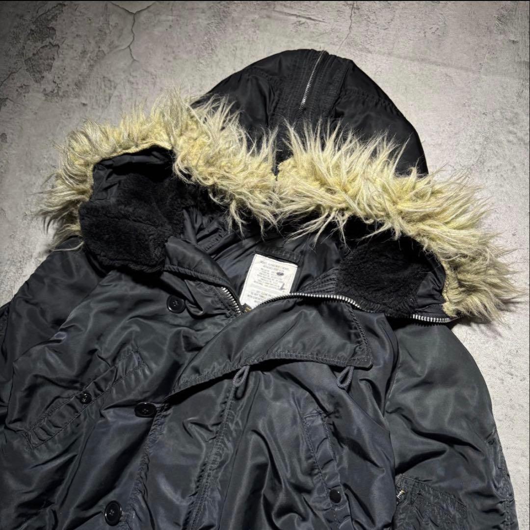 USA製 ALPHA N2B flight jacket N-2B ブラック