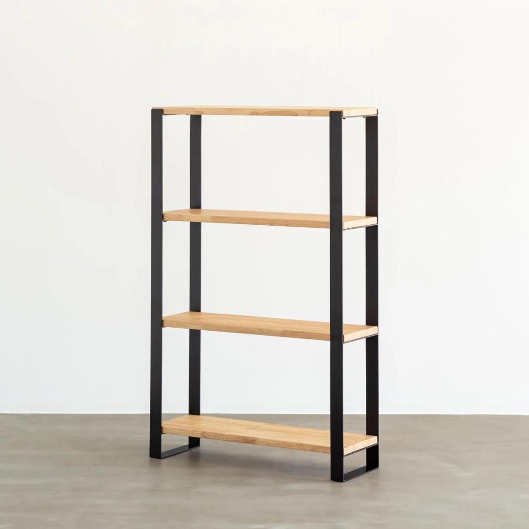 Kanademono THE SHELF/杉無垢材 × Black Steel