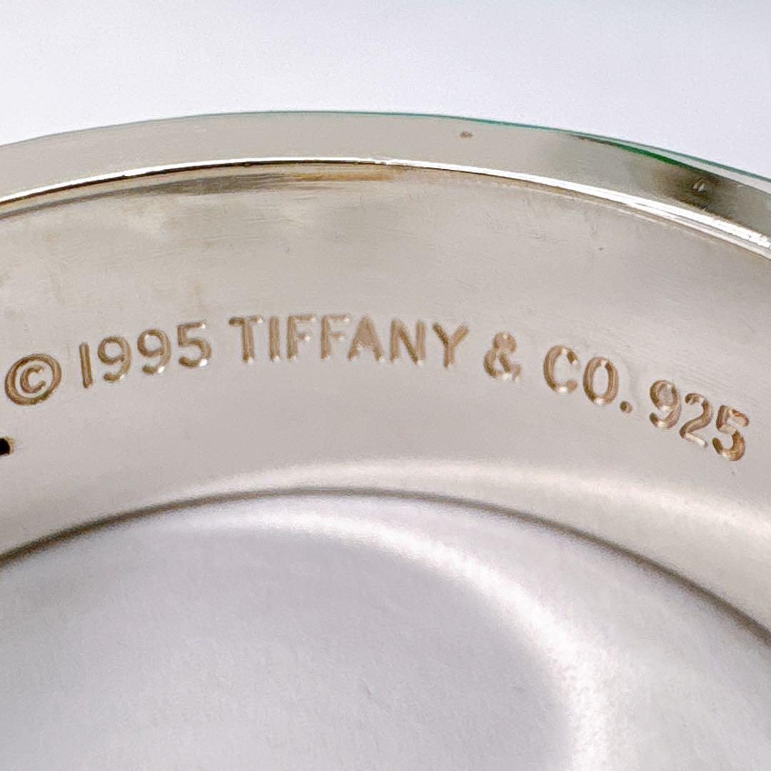 極美品 オールドティファニー グルーヴ ウィズ 16.5号 シルバー k18