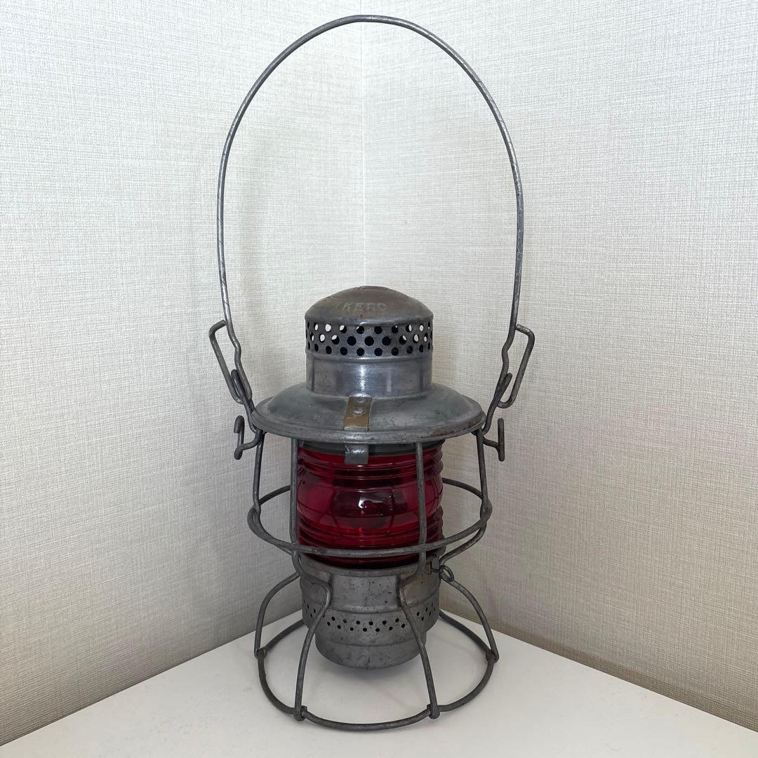 アドレイク　ケロ 300 レイルロードランタン 赤ガラス