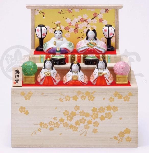 雛人形セット 伝統的なひな祭り「置物とインテリア」雛人形　二段飾り)】