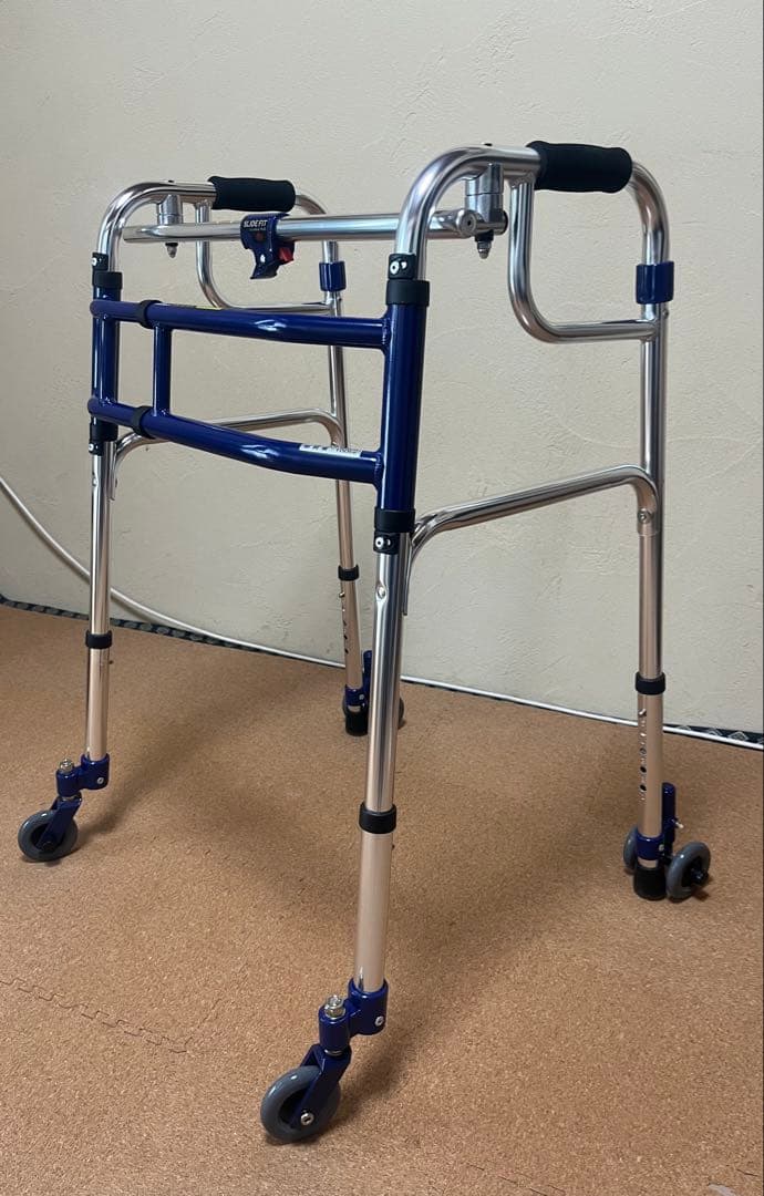 ユーバ産業 優羽スライドフィット H-0193C 固定式伸縮歩行器 取説付き