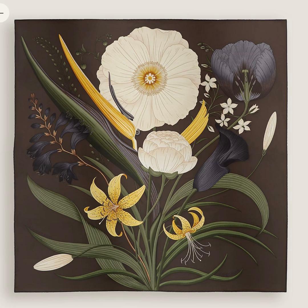 【新品未使用】エルメス　25秋冬新作　カレ 90 《ブケ・フィナル》