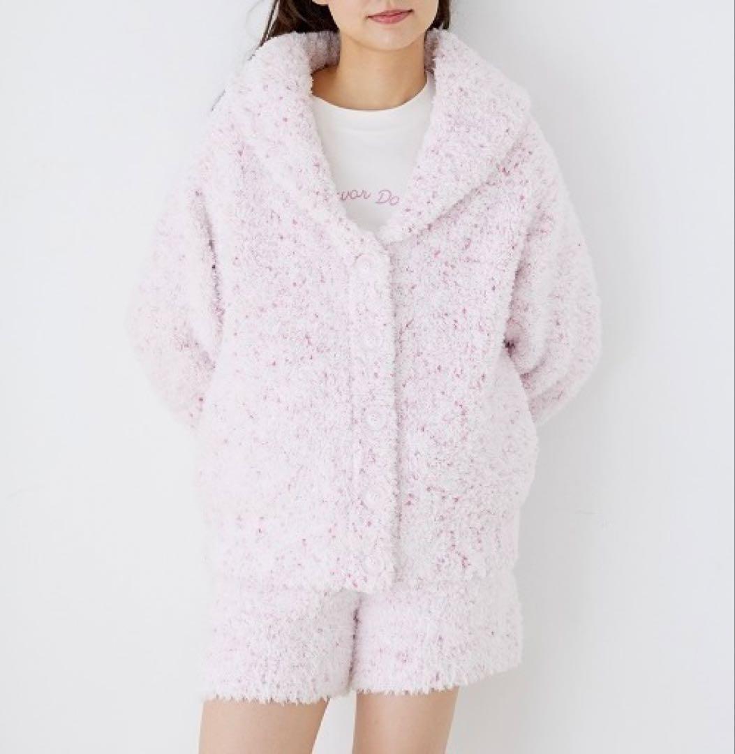 新品未使用 ジェラピケ ジェラートネップショール カーディガン ショートパンツ