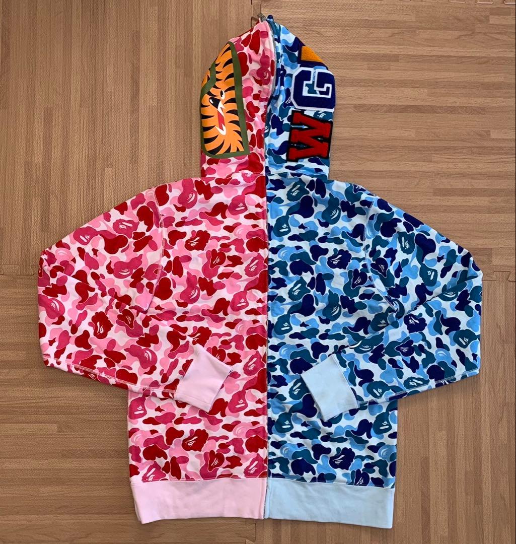 ★激レア★ APE abc セパレート シャークパーカー L パーカー kaws