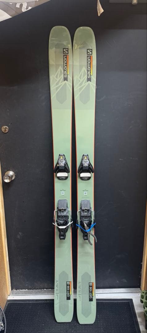 Salomon QST106 181cmスキー板　フリーライド　ビンディング付き