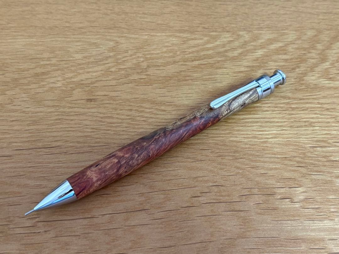 工房楔　花梨紅白　固定式口金付き