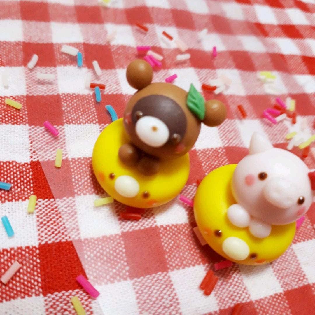 たぬきさん♡ヒヨコ浮き輪