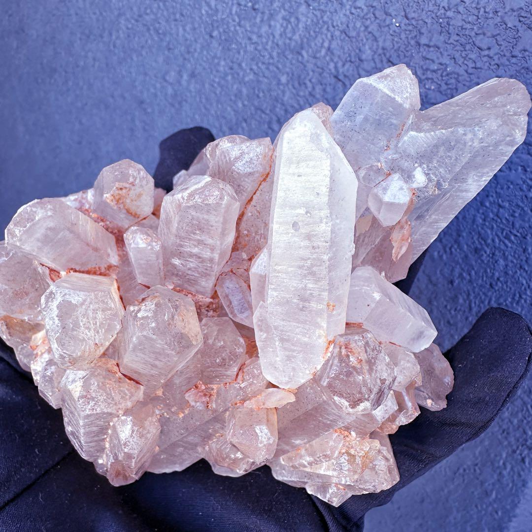 爆レア❗️浄化❗️超綺麗♡超強いパワー ピンク ヒマラヤ クラスター天然石A1449