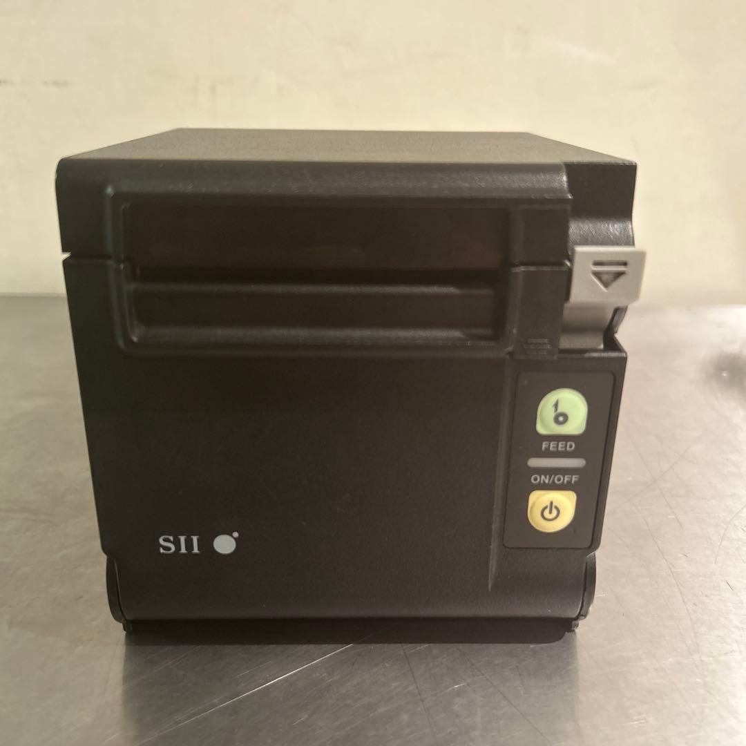 中古品　SII RP-D10レシートプリンター コンパクト 黒