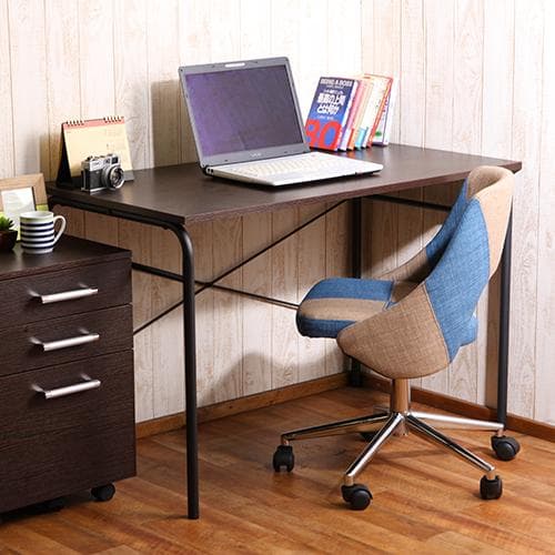 【新品・送料無料】ワークデスク プレーン 奥行60cm ダークブラウン