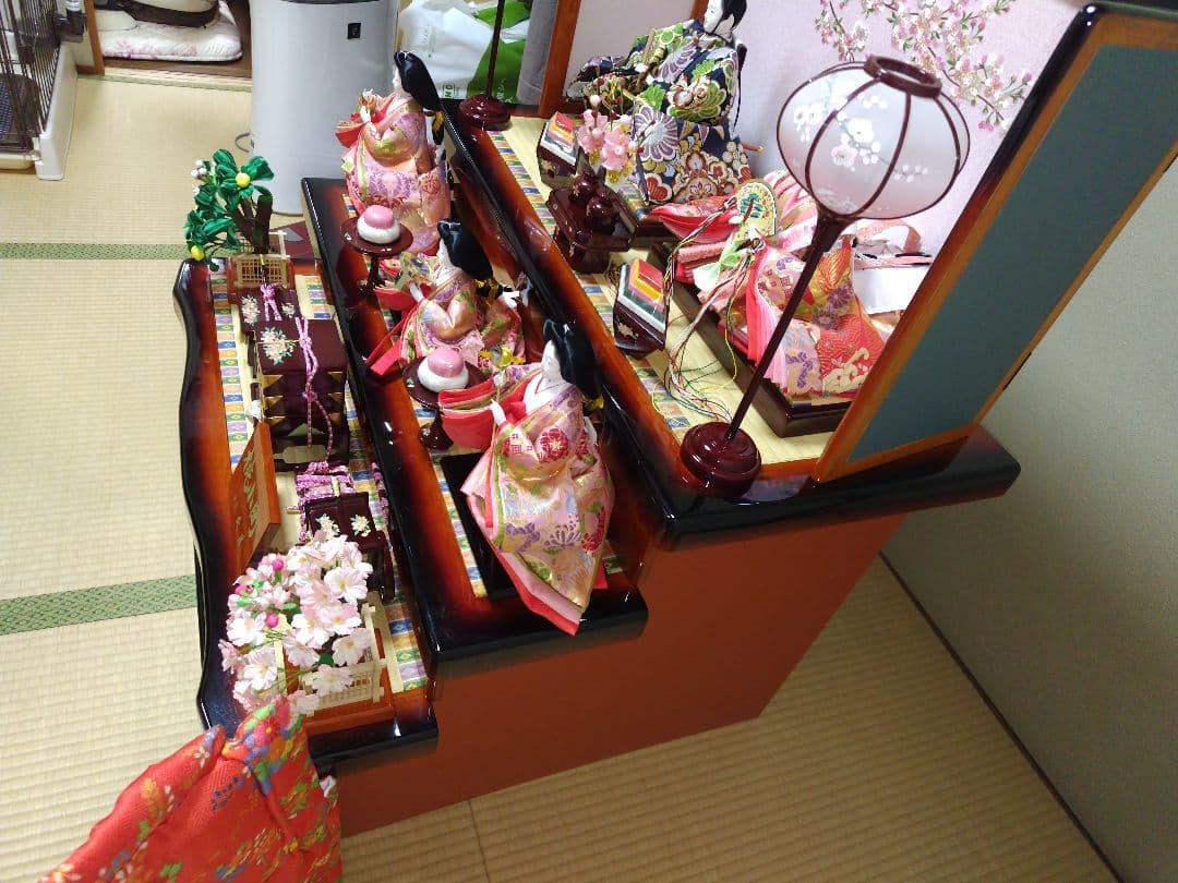 【まこちゃんさん専用】久月　桃小町　飾り棚のみ（お人形は別で出品中）