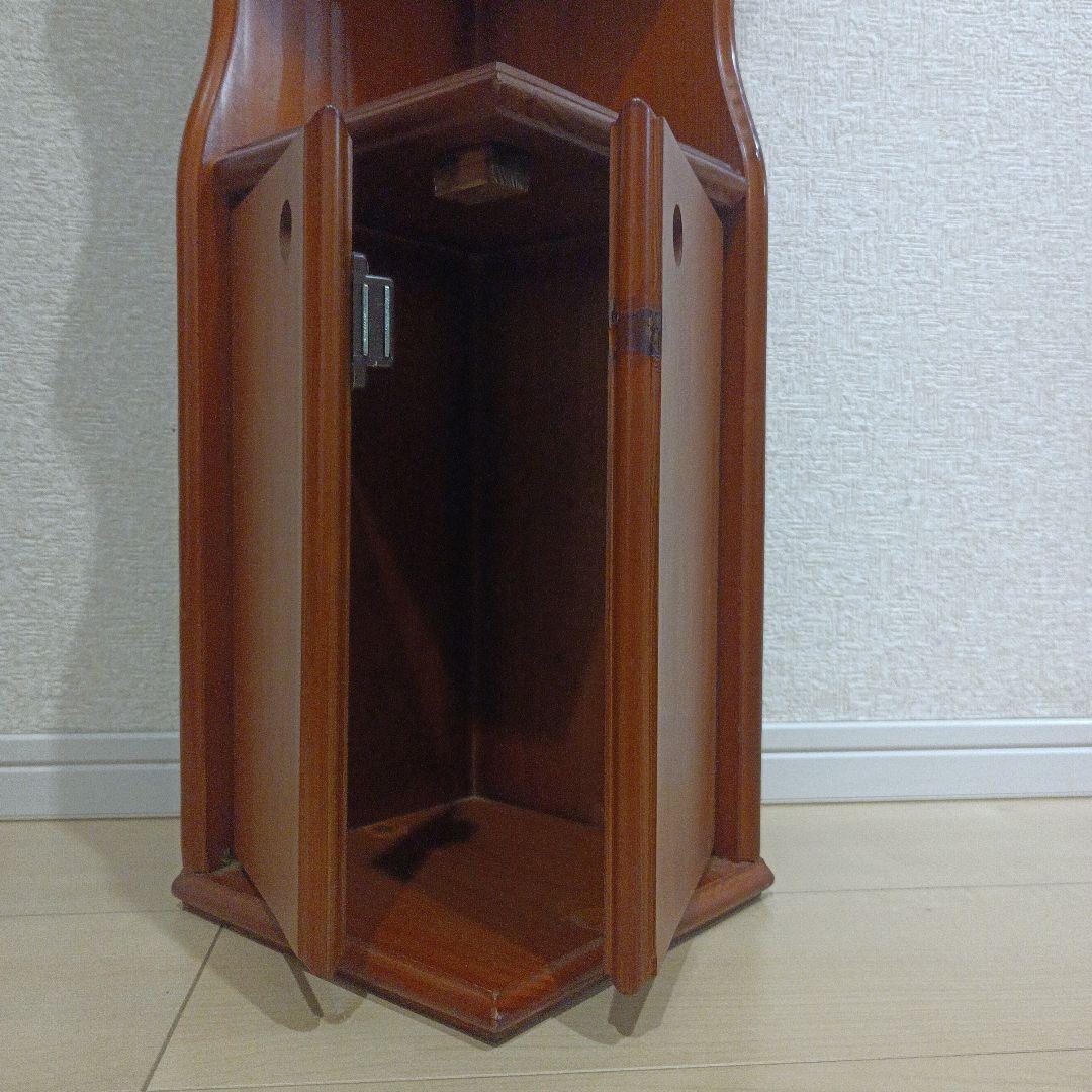 アンティーク　北欧風　木製コーナーラック コーナー飾り棚 3段収納