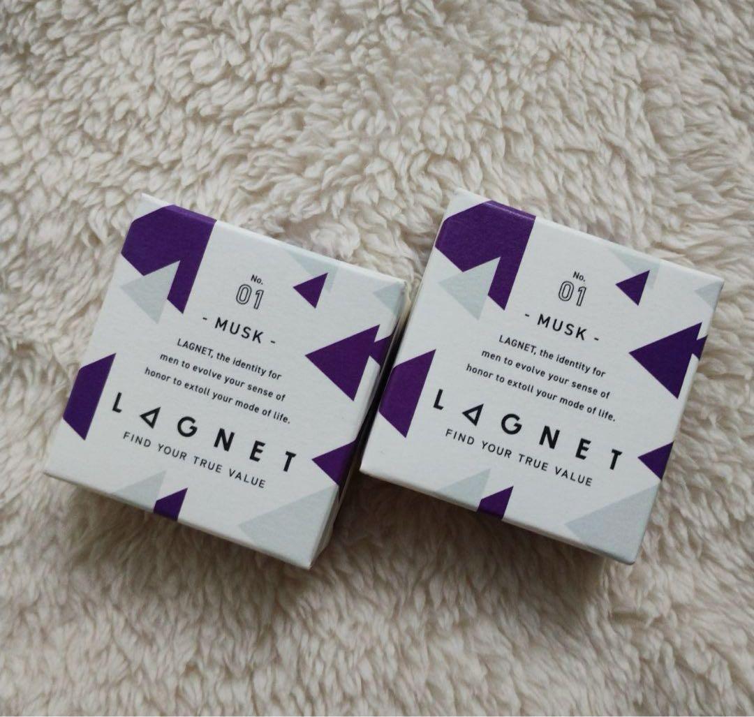 新品　LAGNET ラグネットソリッドパフューム　ムスク　練香水　2個セット