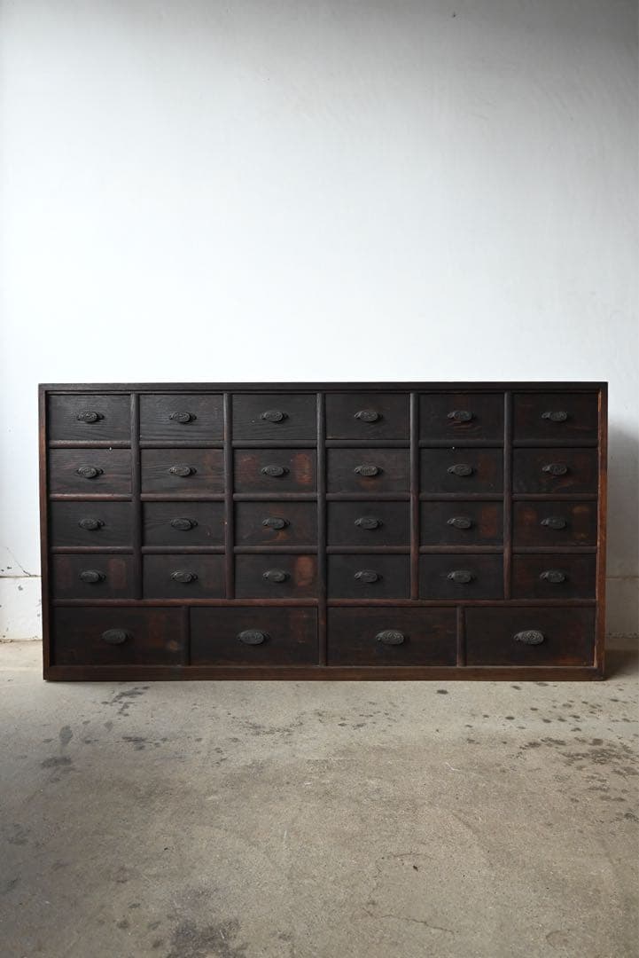 ③ 店舗什器 引出 古家具 古道具 古美術 骨董 アンティーク 箪笥 抽斗