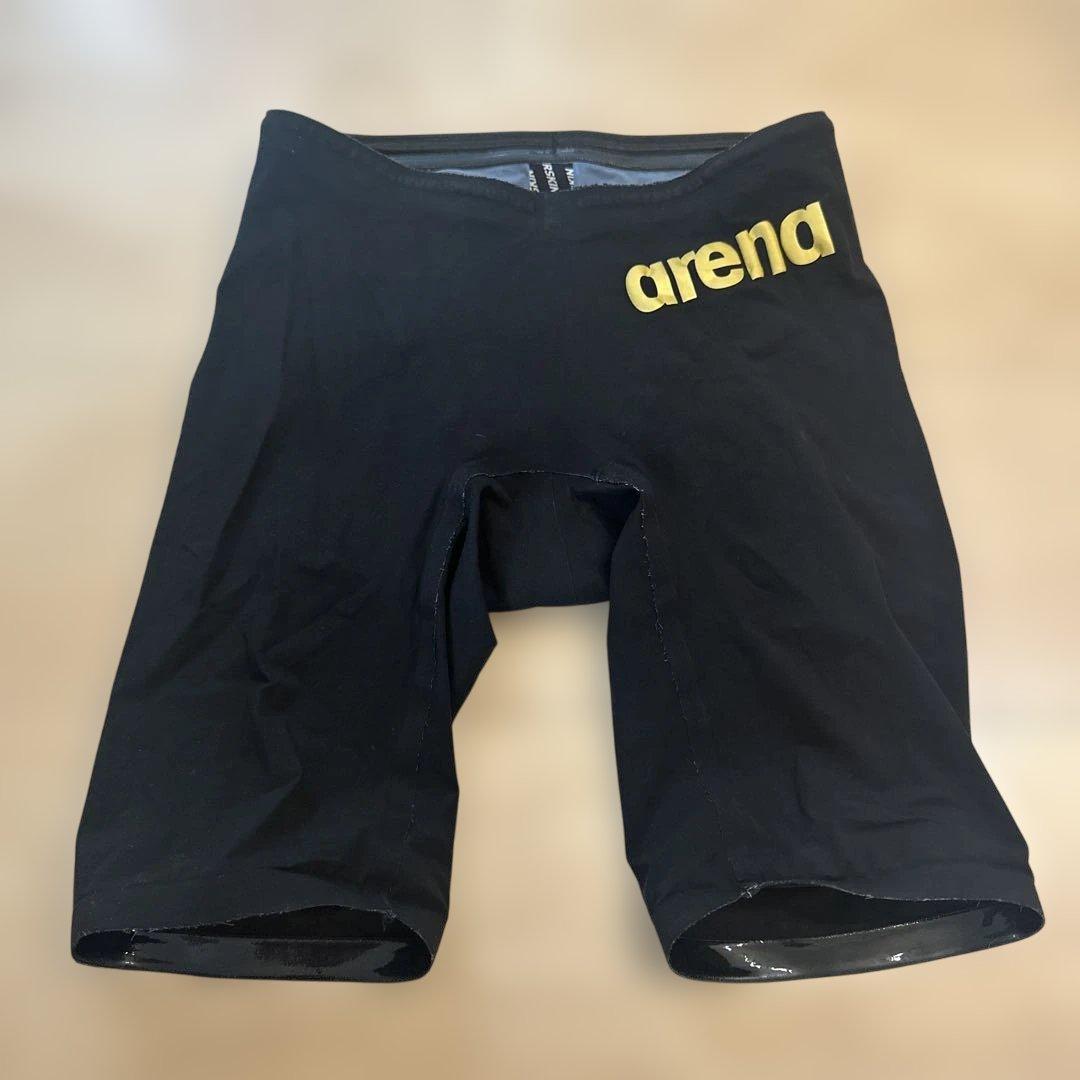 arena パワースキンカーボンエア 水着 S 黒