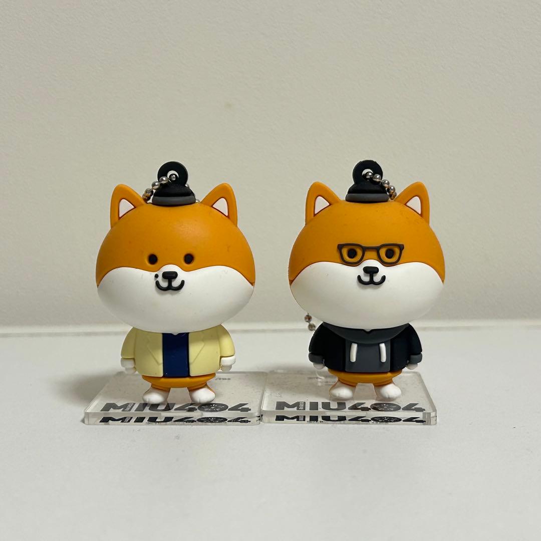 【美品】MIU404 ポリまる フィギュア キーホルダー アクリルスタンド付き