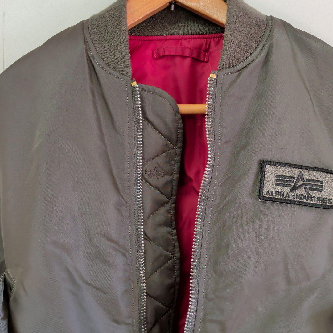 ジャケット・アウター ALPHA INDUSTRIES MA-1 olive S