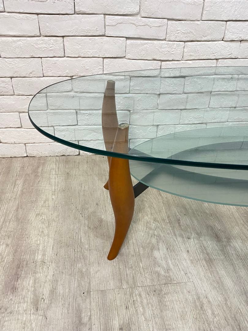 【東京23区配送無料】定価15万円　アクタス　　　PORADA ガラス　テーブル